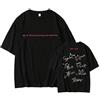 Generic T-Shirt Grafiche con Nome di Moda T-Shirt Hellomonster Camicie for Concerti Musicali for Uomo Donna(Black,S)