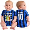 PELUSCIAMO Body Nero Azzurro NeroAzzurri Campioni D'Italia 21 Scudetti 2 Stelle | Personalizzato Con Nome e Numero PS 32768-SCINT-01