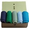 GATTI A POIS Box da 5 Calze Lunghe Donna in Filo di Scozia, Cielo e Terra, Cotone, Elegante, 5 Paia, Made in Italy (IT, Numero, 35, 38, Regular, Regular)