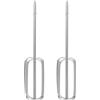 Hemobllo Sbattitore Elettrico Accessorio in Acciaio Inox 2 Pezzi 4 Configurazioni per Montare Uova e Impastare in Cucina Prestazioni Stabili e Tocco Sicuro
