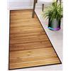 Ufamiluk tappeto camera 70x140cm antiscivolo lavabile lunghi moderno morbido tappeto per bagno per cucina camera da letto esterno Marrone motivo in legno ColorL