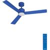 CREATE / WIND MODERN M/Ventilatore da soffitto con luce blu cobalto con telecomando / 40W, Luce LED 3 temperature, Ø132 cm, 6 velocità, funzione estate-inverno