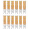 Generic Lampadine LED G9 15W Equivalenti 150W Lampadina alogena CRI 80+ 1500LM Non dimmerabile Per lampadari plafoniere lampade da tavolo camera letto cucina soggiorno(Warm White 3000K,12pack)