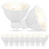 Dehobo MR16 LED Lampadine 4000K Bianco Neutro - 12V Lampadine 500 Lumen 5W (Equivalente a 60 W) per Lampade Base GU5.3 Senza Sfarfallio Adatte per Faretti Soggiorno, Cucina, Pacco da 10