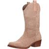 Elara Stivali da Cowboy Donna Motociclista Chunkyrayan 301-A32S Nude Suede-37