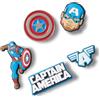 Crocs Captain America 5 Pack, Charm Decorativi per Scarpe Unisex, Multicolor, Taglia Unica