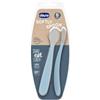 CHICCO (ARTSANA SPA) Chicco cucchiaio in silicone doppio azzurro 6m+