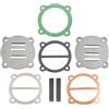 Yuanpgky Set di piastre per valvole del compressore d'aria da 62 mm, parte di ricambio in metallo per 65 tipi di accessori per compressori d'aria, design da foro a foro