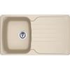 Franke - Lavello ad una vasca con gocciolatoio AZG 611-86 finitura avena da 86x50cm