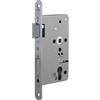BKS B-12010-21-L-8 - Serratura per porta di fuga sinistra PZW DM65, 1 anta, tondo, 24 mm, in acciaio inox B1201, colore: Argento