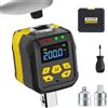 WAXTRON Adattatore dinamometrico digitale 1/2 pollici, 6-200 Nm, 3 pezzi, adattatore per chiavi dinamometriche da 3/8 e 1/4, cassetta degli attrezzi professionale per la manutenzione di moto