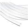 QUARKZMAN Tubo Flessibile in PVC, 6mm ID x 8mm OD - 15ft Tubo Trasparente Set Plastica Flessibile per Trasferimento dell'Acqua Olio Aria Irrigazione Acquario