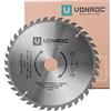 VONROC Lama per sega circolare Ø216mm - 40 denti. Universale. 216 x 30mm