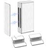 Jinsion 2 Pezzi Calamite per Mobili Chiusura, Inox Forte Calamita Serratura Magnetica Potenti Adesivi per Porta, Chiusure Nessuna Perforazione Magneti per Cassetti Armadio Chiusure Chiudi Porta Calamita