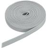 QUARKZMAN Cinghia Per Tapparelle 6 m, 14mm, Per Tapparelle, Avvolgibile a Vite, Montaggio Superficiale, Per Porte, Finestre, Tapparelle, Nastro Per Cinghia, Veneziane, Tapparelle, Grigia