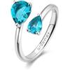 Brosway Anello Donna in Argento e Aqua Green | Collezione Fancy - FAG22A