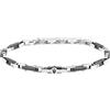 MASERATI Bracciale Uomo in Acciaio, Ceramica, Collezione CERAMIC