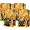 CUPPER Happy Mondays Infuso Biologico con Limone, Zenzero e Pepe Nero, Tisana Energizzante con Ingredienti Naturali, Gusto Speziato, 4 Confezioni da 20 bustine di tè, Totale 80 bustine