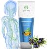 Green idea - Gel LYMFOREGEN - Crema linfodrenaggio gambe anticellulite - Stimola il sistema linfatico con 15 erbe e oli essenziali - Pressoterapia linfodrenaggio - Formula attiva a base di erbe 200 ml