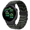 RUIMAYA Cinturini per Smartwatch Compatibili con Garmin Venu 4 41mm/Vivoactive 4S/Venu 3S/Venu 2S, Cinturino per Orologio in Nylon Intrecciato per Forerunner 255S/265S (Verde Scuro, 18mm)