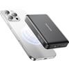 ROMOSS Magsafe Power Bank, caricabatterie portatile wireless magnetico da 10000 mAh, PD 20 W, ricarica rapida Magsafe, batteria con USB-C per Magsafe, iPhone 16/15/14/13/12, nero