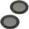 tomzz Audio 2800-000 Griglia per altoparlante griglia per altoparlante DIN 100mm nero 2 pezzi anello di plastica con set griglia metallica