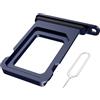 MMOBIEL Vassoio Porta Scheda SIM Compatibile con iPhone 17 PRO / 17 PRO Max - Sostituzione Supporto Scheda SIM - Porta SIM - incl. Estrattore SIM e Anello di Gomma Impermeabile - Blu Profondo