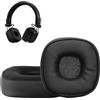 kwmobile 2x Cuscinetto Cuffie Compatibile con Marshall Major V/Major 5 Pad - Cuscinetti Ricambio Cuffie Over Ear Simil Pelle - nero