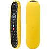 Inbrackets - Custodia protettiva per telecomando Sky Q - Custodia protettiva antiurto per telecomando Sky Q EC202 - Premium durevole silicone texture a nido d'ape (giallo)
