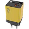 Generico da muro con caricabatterie retrattile per smartphone | Blocco di Ricarica Veloce da 80W | Caricabatterie con cavo retrattile,per Cellulare Tablet Computer Portatile Ufficio Viaggi
