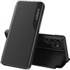 IMEIKONST Custodia per Samsung Galaxy S26 Ultra Cover in PU Pelle a Libro Finestra Trasparente con Supporto Caso [Kickstand] Protettiva Flip Folio Bumper Case per Samsung S26 Ultra. Nero QH1
