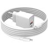 Superer 20W PD USB-C Caricabatterie Compatibile con Tonies Tonie-Box 2 - Cavo da 1,8 m e Alimentatore Caricatore da Muro a Doppia Presa