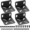 LiYiJiKeJi Kit di Montaggio su Rack Regolabile da 13-35 mm, Attacchi Rack da 19 Pollici, Montaggio Switch Compatibili con Netgear TRENDnet Cisco D-Link HP, per Dispositivi da 17,3 di Larghezza a 19 (45 mm)