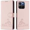MOJIA Cover per Honor 400 Smart, Custodia Portafoglio in Pelle PU Premium, Custodia a Libro per Telefono con Porta Carte Con Funzione Antifurto RFID. Viola
