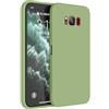 HAFFAN Custodia in Silicone TPU Compatibile con Samsung Galaxy S8 (5.8 inches), Cover Case Protettiva per Cellulare - Verde Matcha