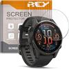 REY Pellicola salvaschermo per Garmin Fenix 8 43MM, Vetro temperato, di qualità Premium