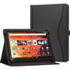 XunyLyee Universale 10 10.1 Tablet Cover per Android 16 15 Tablet 11 Pollici, Custodia con Supporto per Visualizzazione Multi-Angolo con Tasca per Tablet da 9,6-11 Pollici, Nero
