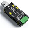 Jhoinrch Adattatore Convertitore USB verso RS485/RS422 con Chip FT232RNL, Tripla Protezione, Compatibile Multi-OS