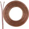 SeKi Cavo per altoparlante, 2 x 0,50 mm2, 25 m, trasparente, CCA