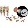 Zanimo & co - Confezione da 12 proiettori animali - 030332PA - Modello Casuale - Giocattolo per bambini - Miniatura - Figura - Mini lampada di proiezione - Storia luminosa - Batterie incluse - Da 3