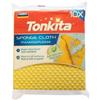 Tonkita | Panni Spugna in Cellulosa Vegetale 10 Pezzi, Panni Super Assorbenti Multiuso per Cucina e Bagno, Panno Spugna Lavabile Flessibile per Pulizia Superfici, Asciuga Liquidi Senza Aloni, 10 Panni