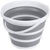 Brookstone Secchio pieghevole, bianco