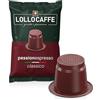Lollo Caffè Passione Espresso, Miscela Classica - 100 Capsule - Compatibili con le Macchine ad uso domestico Nespresso*