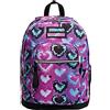 Seven Zaino New Fit, Doppio Scomparto, Tasca Porta Borraccia, Scuola e Tempo Libero, Glossy Girl, Bambine e Ragazze, rosa