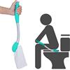 Miyobing Bottom Wiper, Easy wipe Ausili per la toilette, Manico lungo Self Wipe, Comfort Tergicristallo, Salviette per toilette per le Donne Anziane e in Gravidanza self Wipe aiuto per più igiene