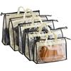 Romote 5PCS Organizer Borse Immagazzinamento Trasparente Antipolvere, Plastica, Borsa di Polvere Cover Bag
