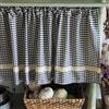 Cammeciso Tendina sottolavello Cucina,Tendine Cucina,Tende Corte in Lino retrò,Tende dell'Armadio da Cucina,Alta solidez del Color,Facile Manutenzione,per Tende da Cucina Corte per Piccole Case