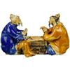 Geosism & Nature Statuina da compagnia per bonsai, anziani giocatori 9x4x5,5 cm - CA-6B