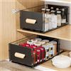 Diealles Shine Cassetto Estraibile Cucina, 24x40x17CM Cassetti Scorrevoli per Cucina, Senza Bisogno di Trapano Cassetto Telescopico per Armadi