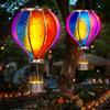 JONRRYIN 2PCS Lanterna Solare da Esterno, Extra Grande 46,5x13,8 cm Mongolfiera Solare, Luci Solari da Giardino con Effetto Fiamma da Appendere per Terrazza, Balcone e Giardino